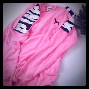 Victoria secret pink longsleeve small hoodie.